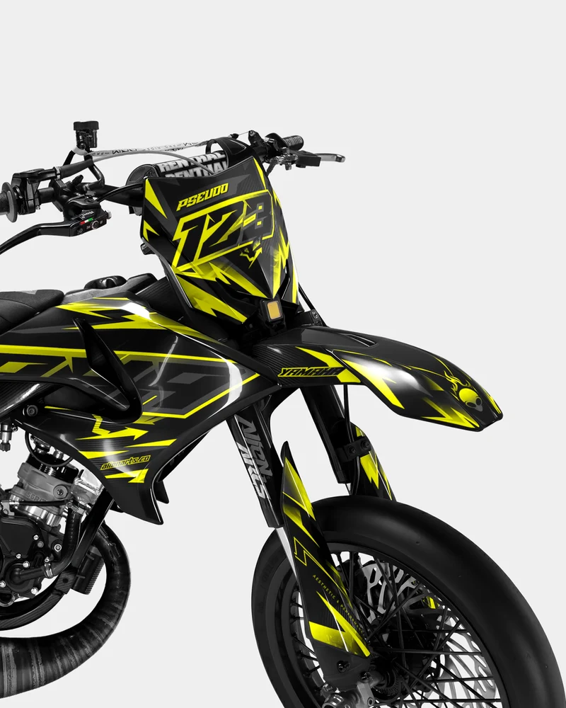MISTRAL - Kit deco YAMAHA DT 50cc - Jaune