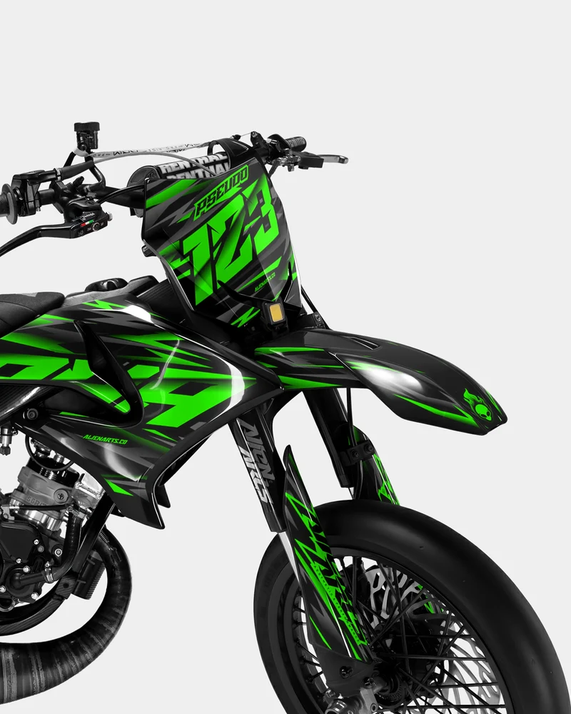 NOVUM - Kit deco YAMAHA DT 50cc - Vert
