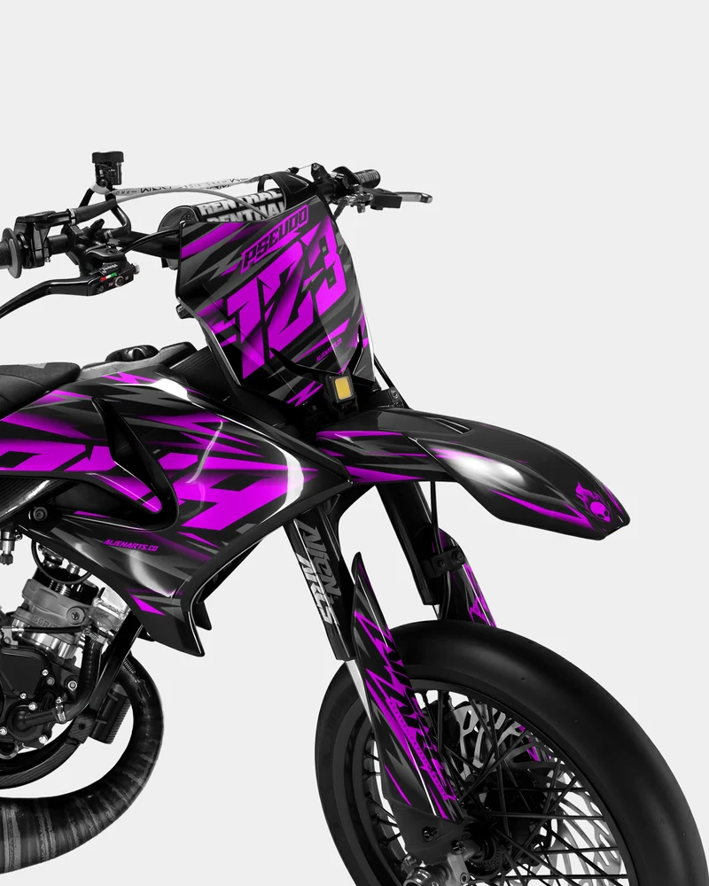 NOVUM - Kit deco YAMAHA DT 50cc - Rose