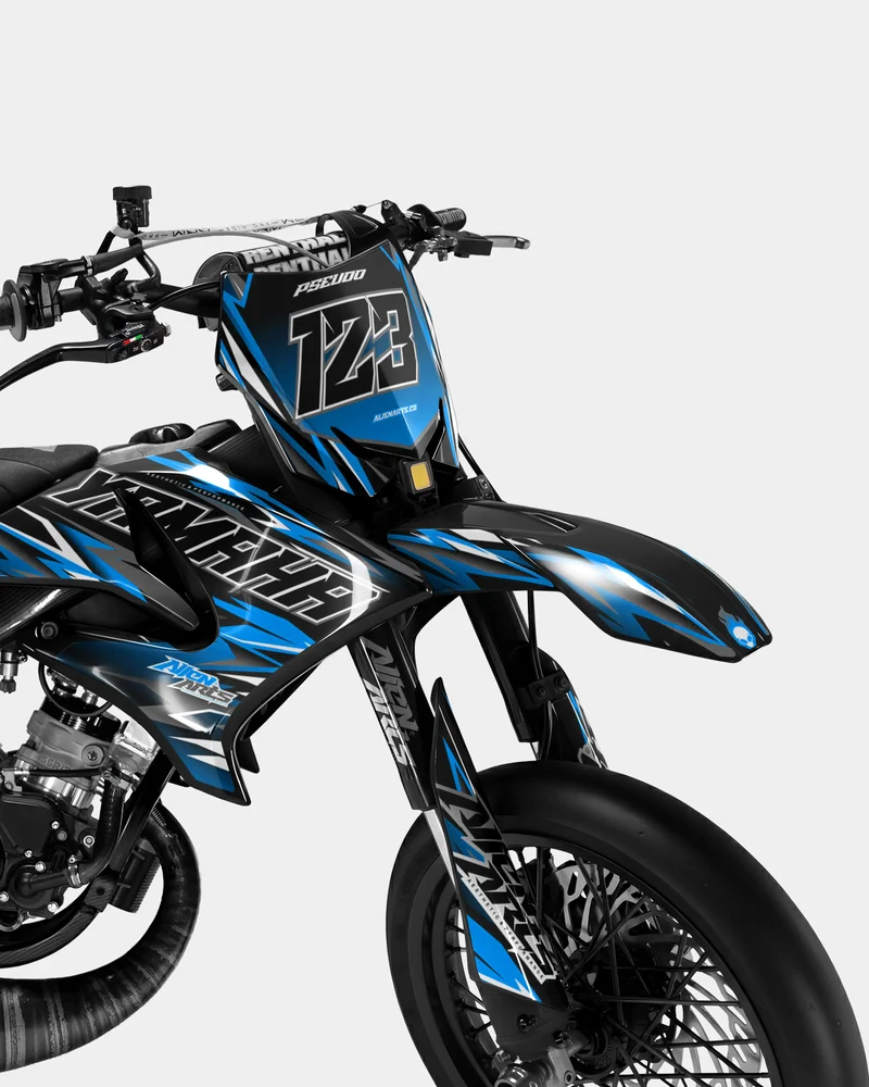SENSO - Kit deco YAMAHA DT 50cc - Bleu