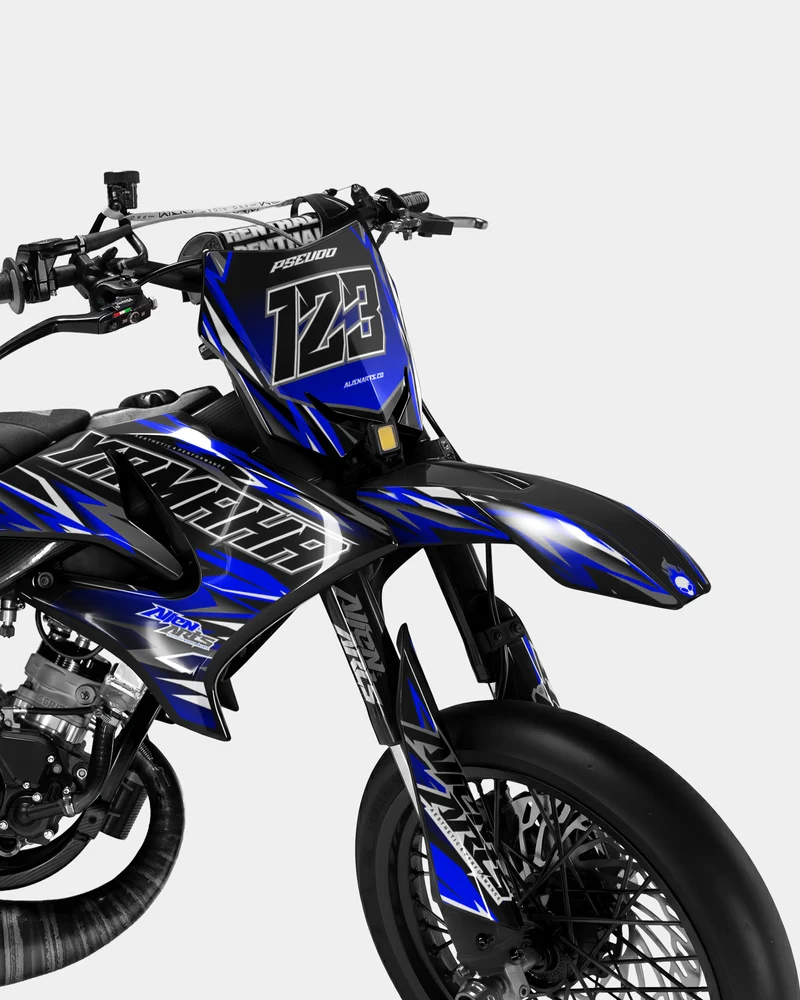SENSO - Kit deco YAMAHA DT 50cc - Bleu foncé