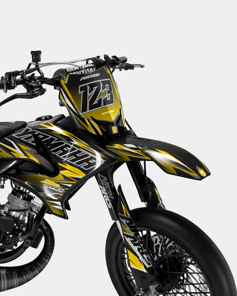 SENSO - Kit deco YAMAHA DT 50cc - Jaune foncé