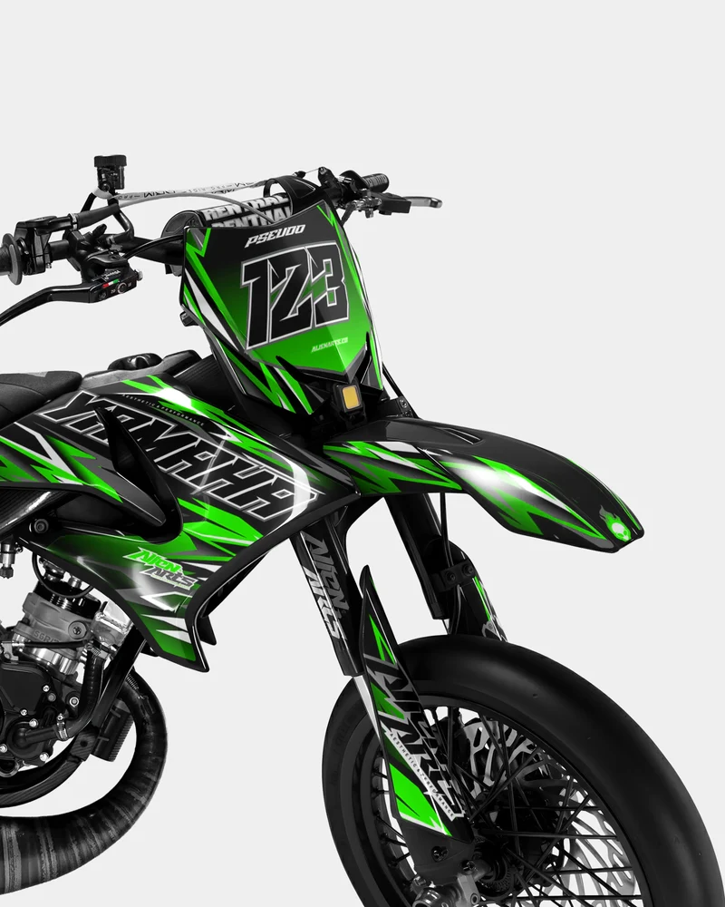 SENSO - Kit deco YAMAHA DT 50cc - Vert