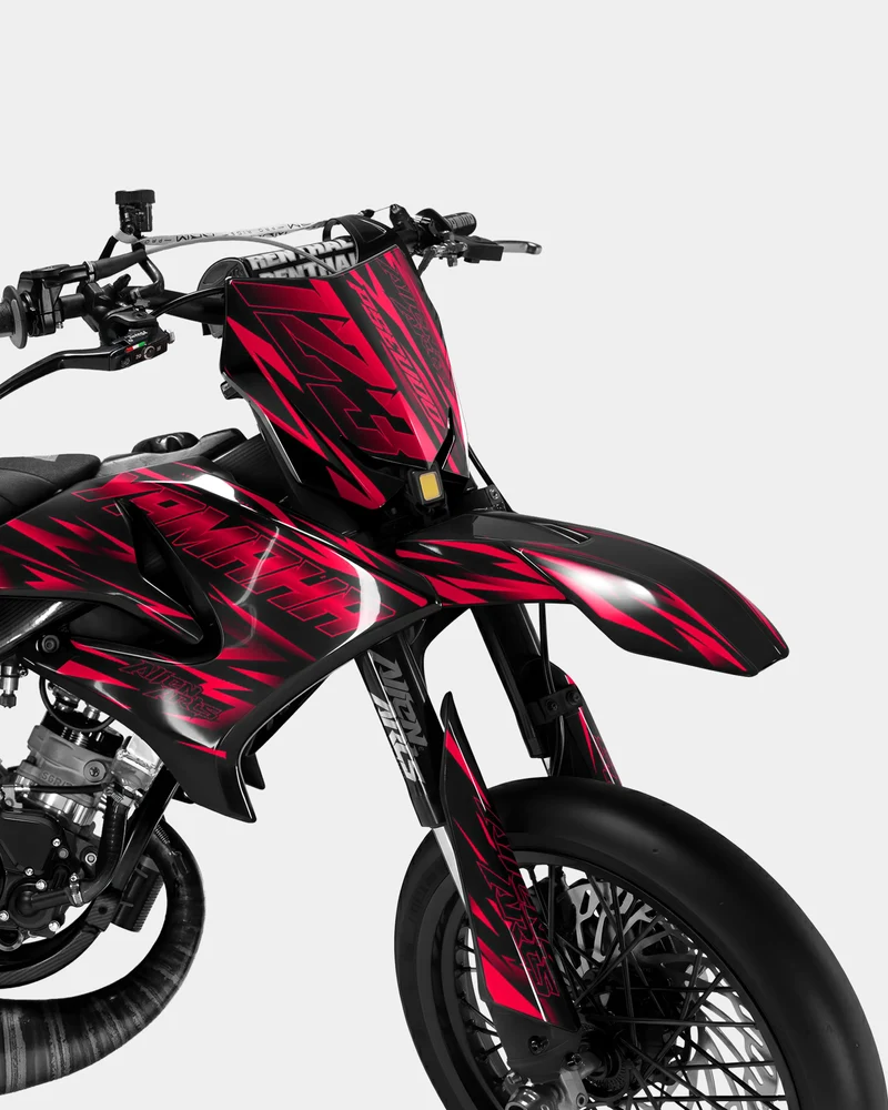 LIEN - Kit deco YAMAHA DT 50cc - Rouge