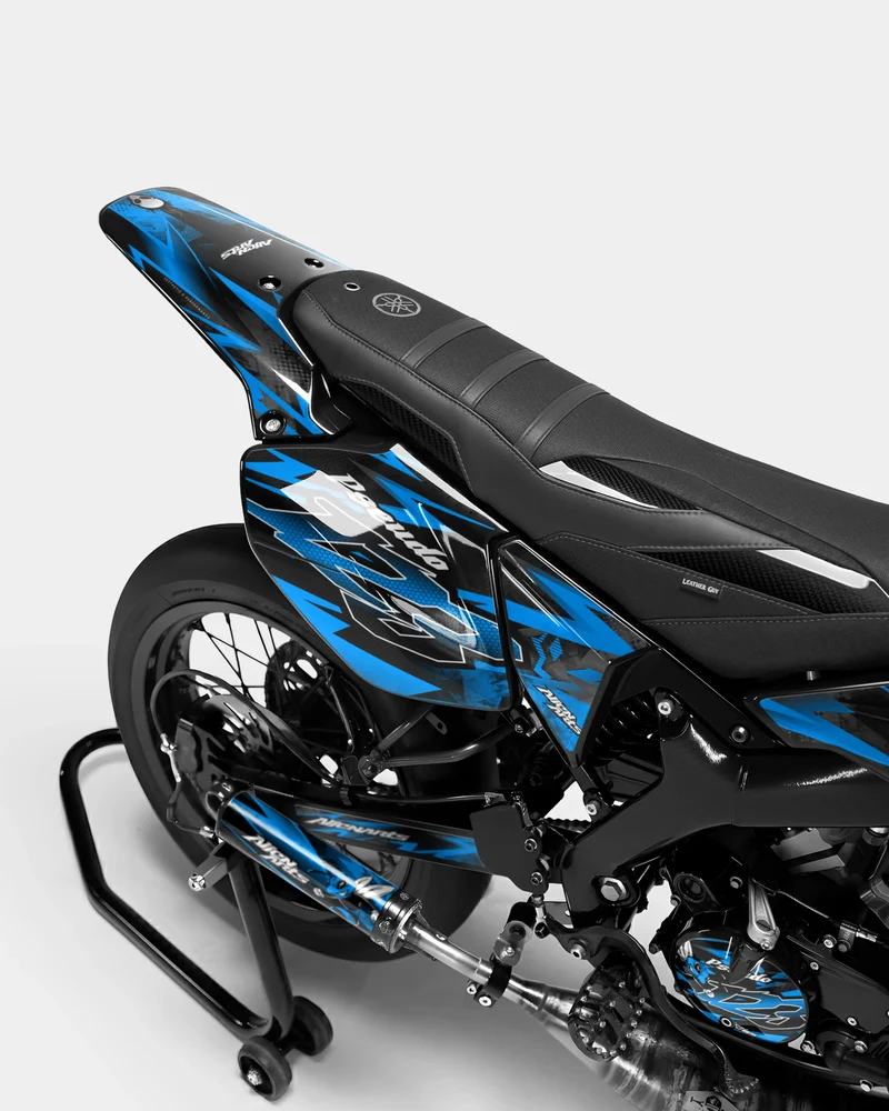 LISSE - Kit deco YAMAHA DT 50cc - Bleu