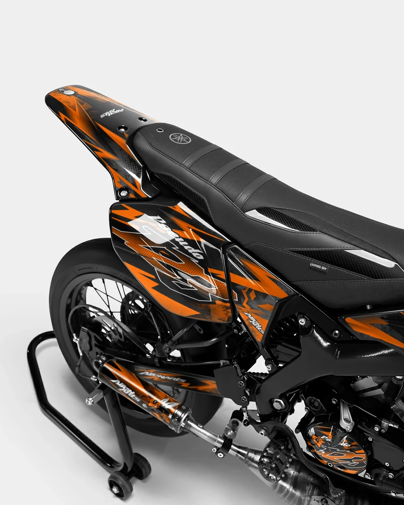 LISSE - Kit deco YAMAHA DT 50cc - Orange