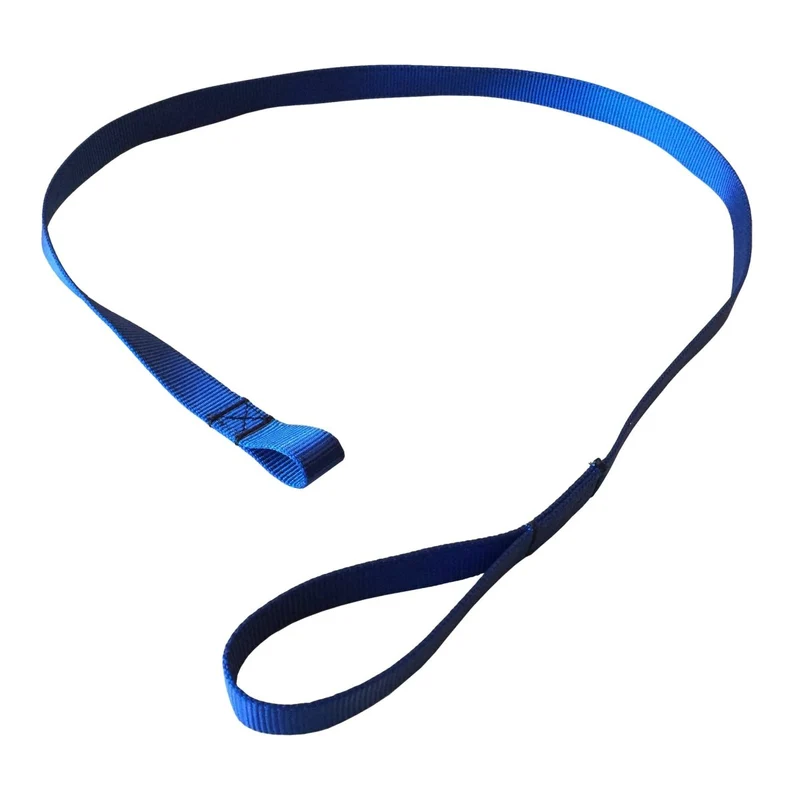 Ress Rodel-/Schlittenzugband, blau, 120 cm lang