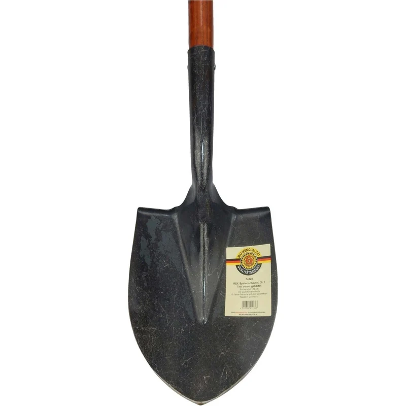 SHW Spatenschaufel Gr. 1, mit schwarzem Griff und Eschenstiel 120 cm