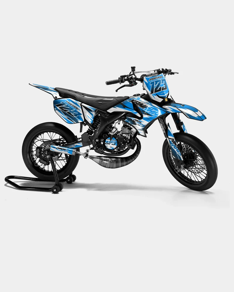 ONYX - Kit deco YAMAHA DT 50cc - Bleu