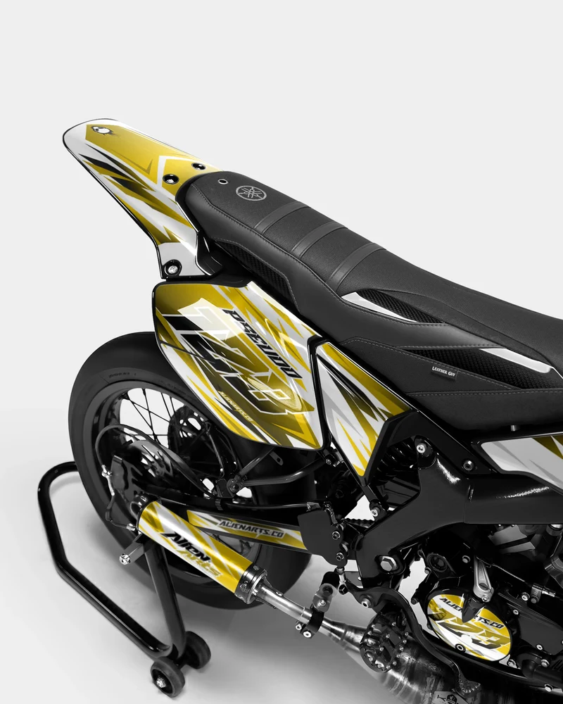 ONYX - Kit deco YAMAHA DT 50cc - Jaune foncé