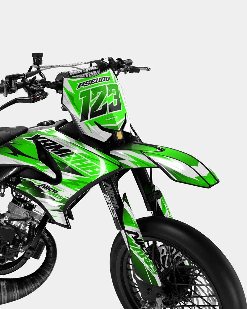 ONYX - Kit deco YAMAHA DT 50cc - Vert