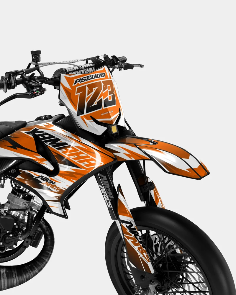 ONYX - Kit deco YAMAHA DT 50cc - Orange