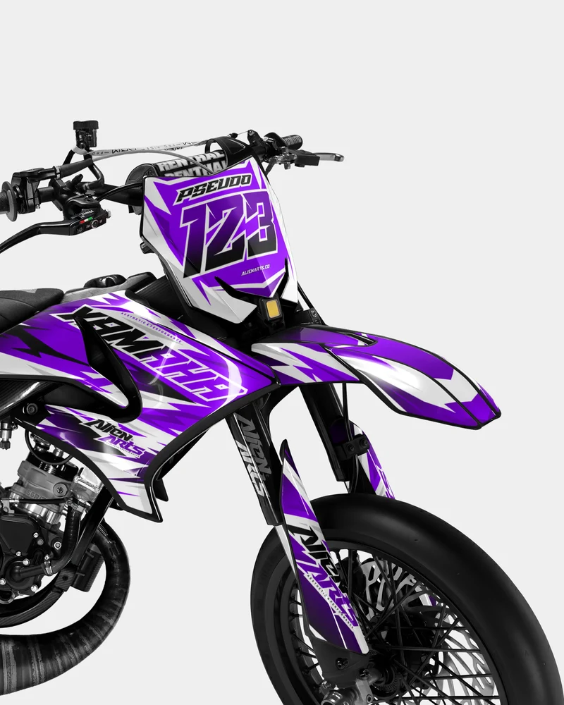 ONYX - Kit deco YAMAHA DT 50cc - Violet