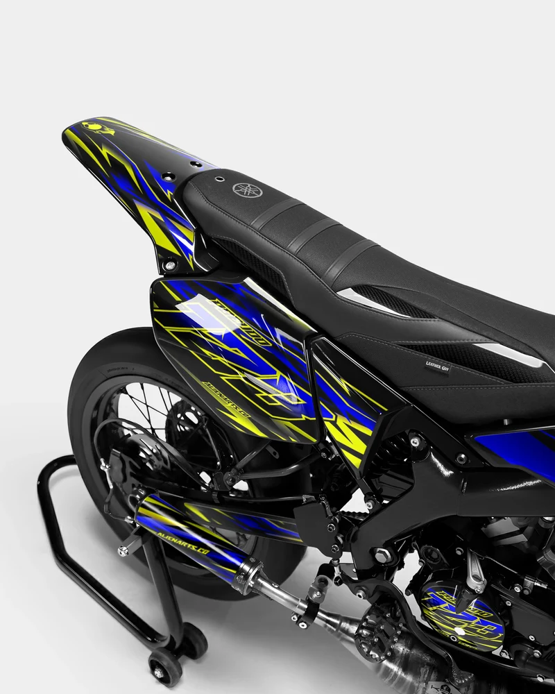 SORAE - Kit deco YAMAHA DT 50cc - Bleu foncé