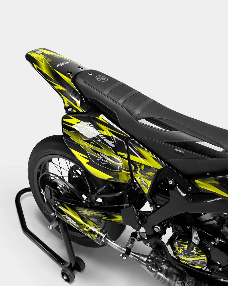 LISSE - Kit deco YAMAHA DT 50cc - Jaune