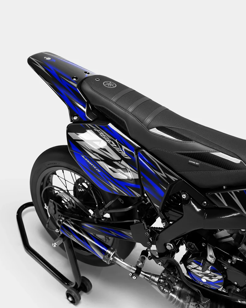 LUEUR - Kit deco YAMAHA DT 50cc - Bleu foncé