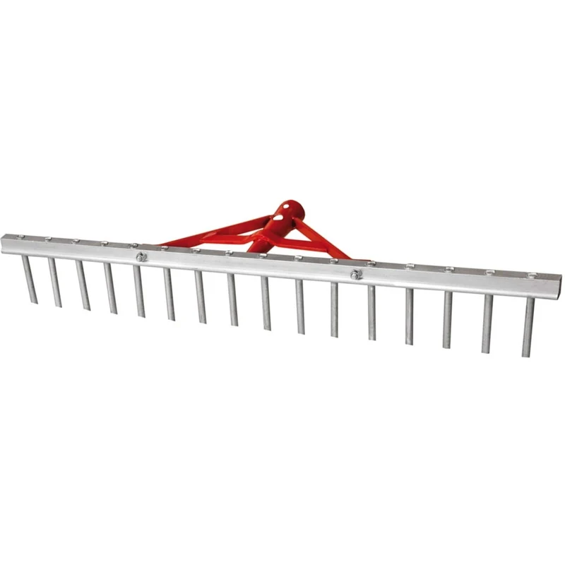 SHW Aluminium-Rechen, 16 gerade Zinken, ohne Stiel