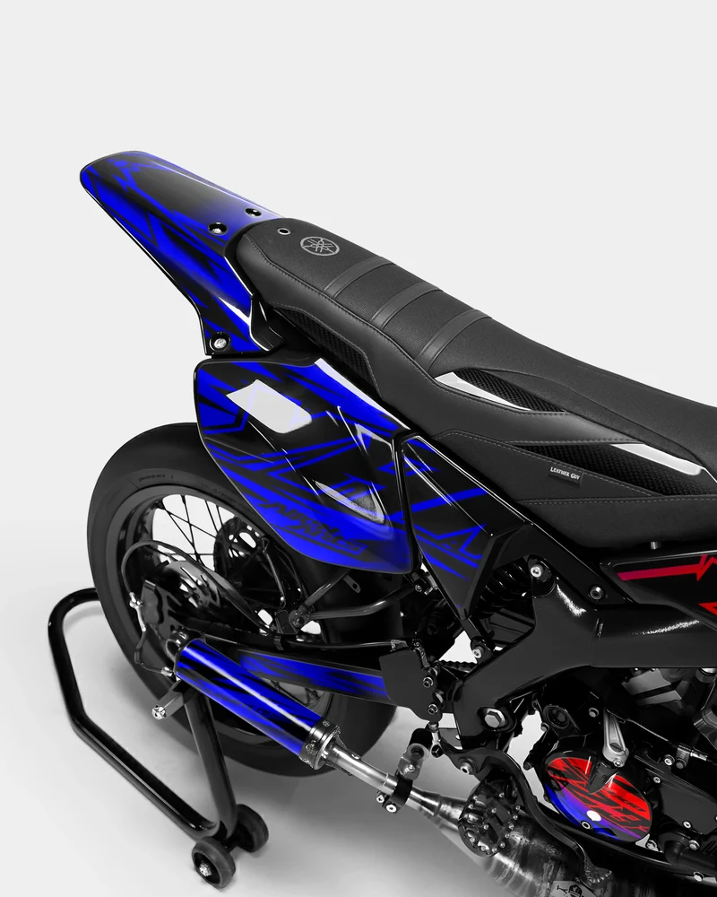 PAENO - Kit deco YAMAHA DT 50cc - Rouge Bleu