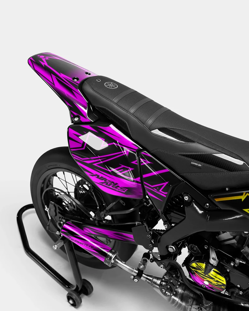 PAENO - Kit deco YAMAHA DT 50cc - Jaune Rose