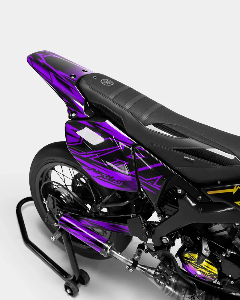 PAENO - Kit deco YAMAHA DT 50cc - Jaune Violet
