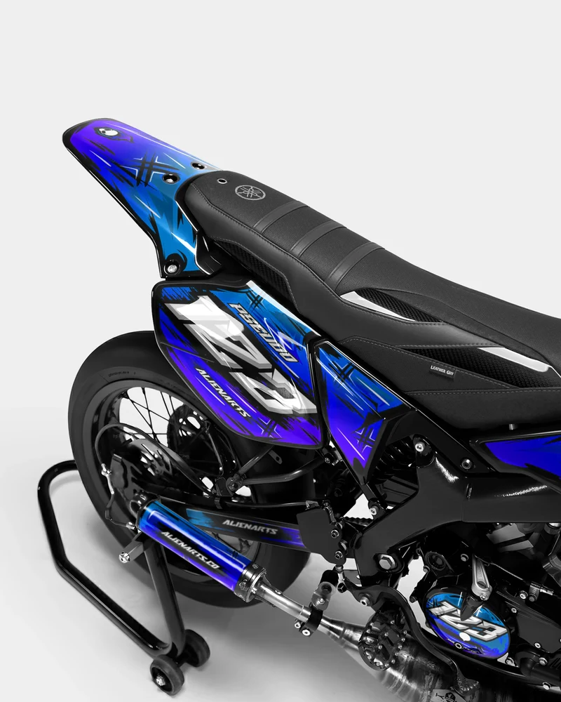 PAVO - Kit deco YAMAHA DT 50cc - Bleu