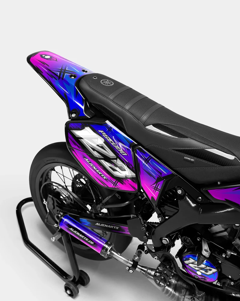 PAVO - Kit deco YAMAHA DT 50cc - Bleu Rose