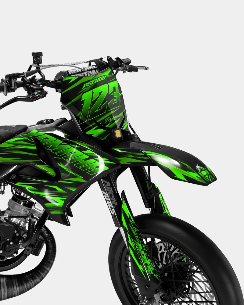 SUJAK - Kit deco YAMAHA DT 50cc - Vert