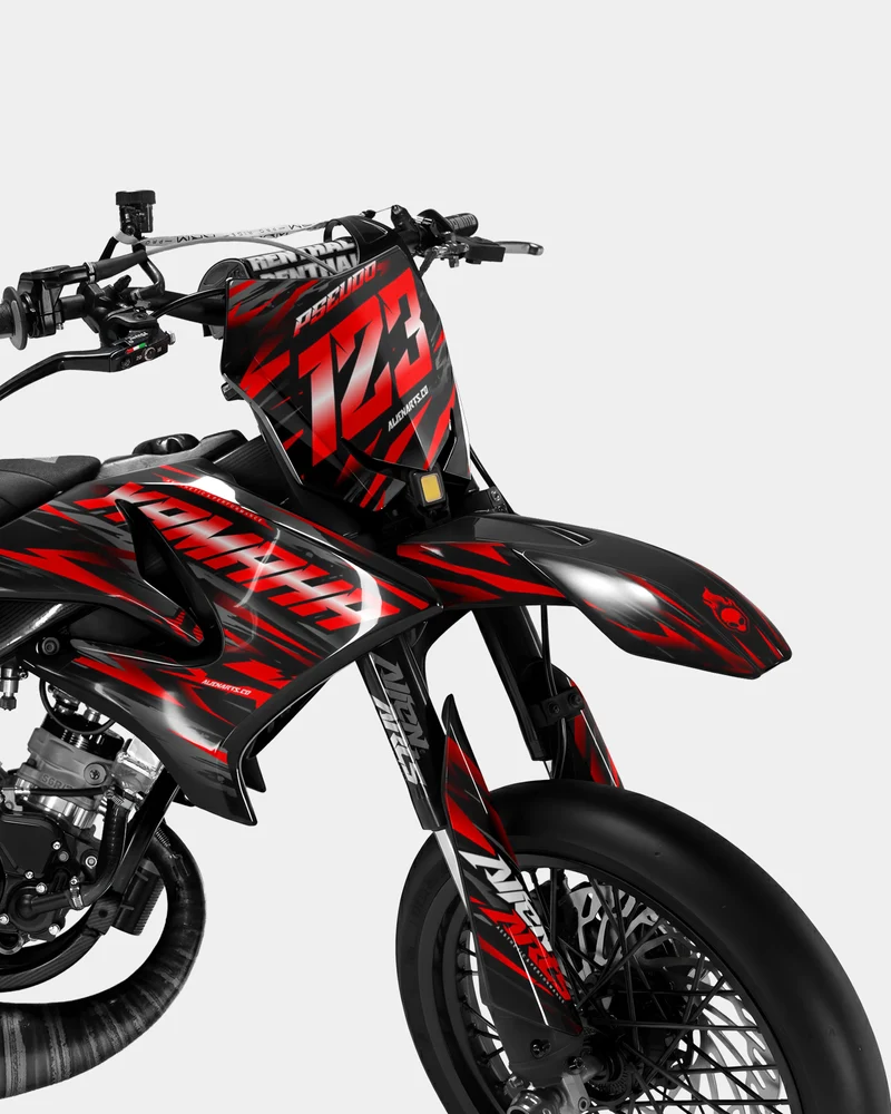 VAGUE - Kit deco YAMAHA DT 50cc - Rouge