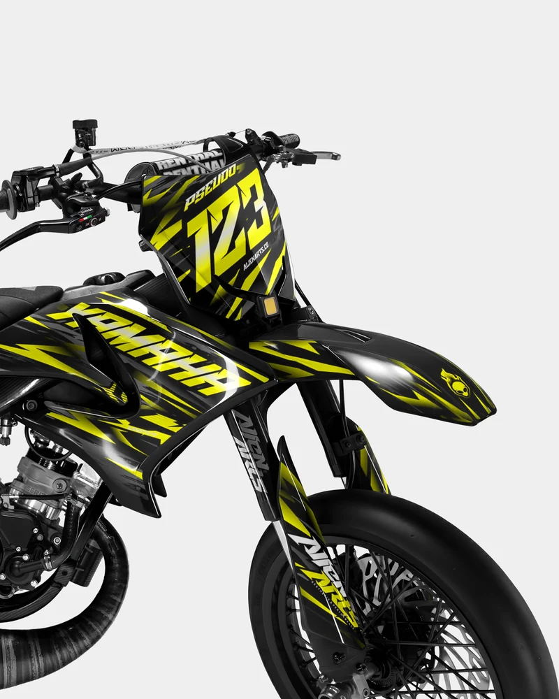VAGUE - Kit deco YAMAHA DT 50cc - Jaune