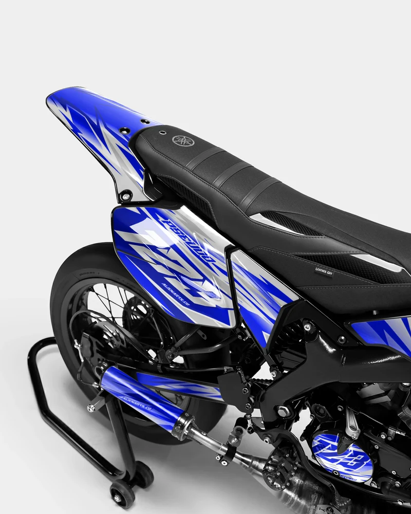 LUNIOR - Kit deco YAMAHA DT 50cc - Bleu foncé