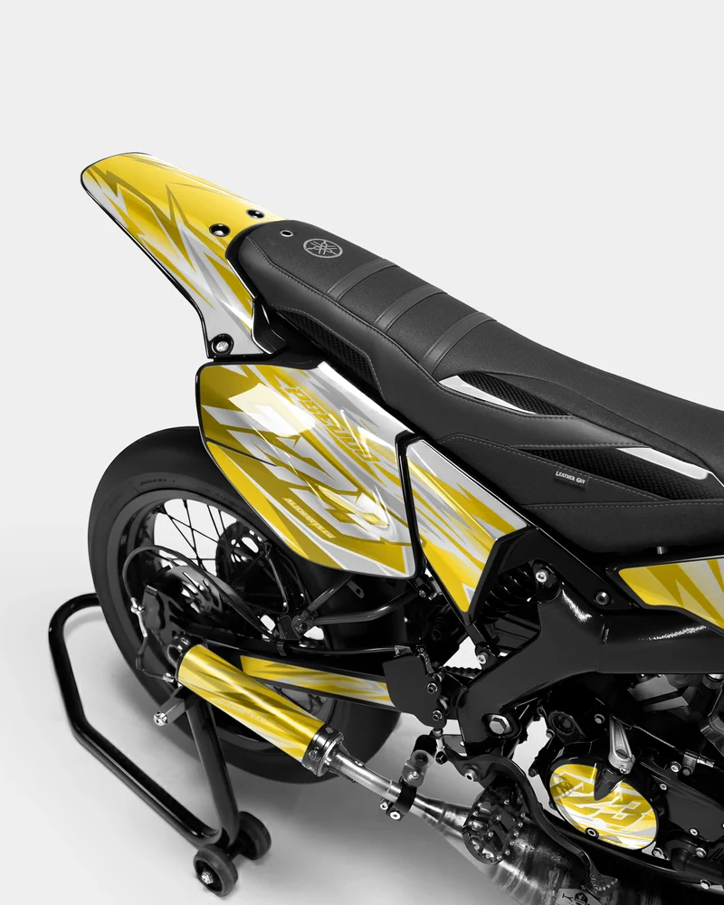 LUNIOR - Kit deco YAMAHA DT 50cc - Jaune foncé