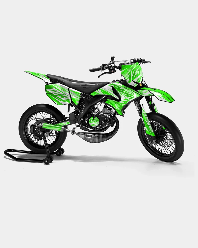 LUNIOR - Kit deco YAMAHA DT 50cc - Vert