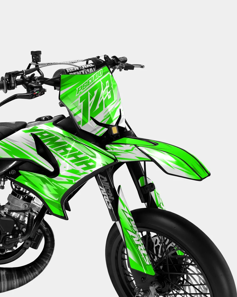 LUNIOR - Kit deco YAMAHA DT 50cc - Vert