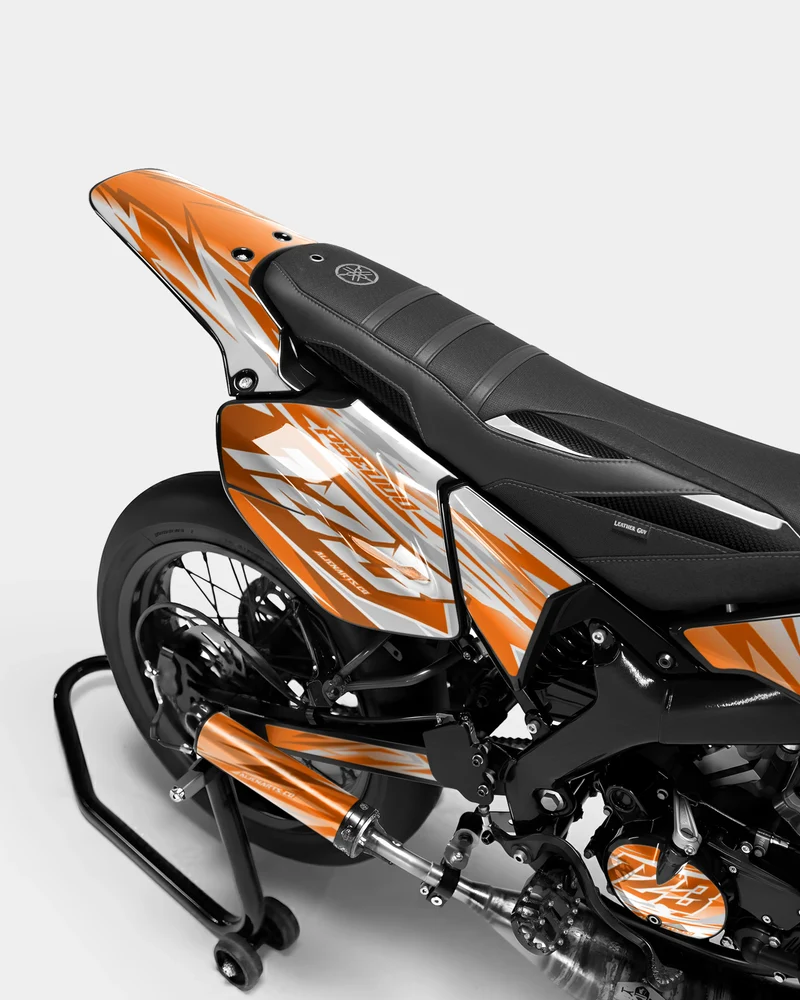 LUNIOR - Kit deco YAMAHA DT 50cc - Orange