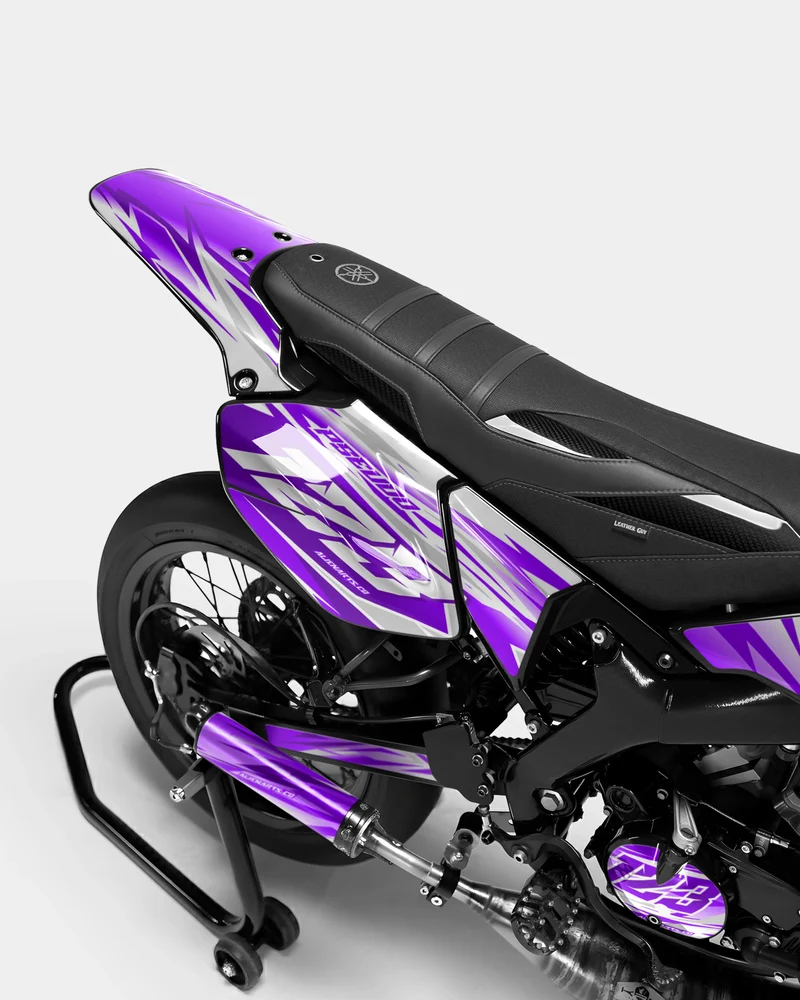 LUNIOR - Kit deco YAMAHA DT 50cc - Violet