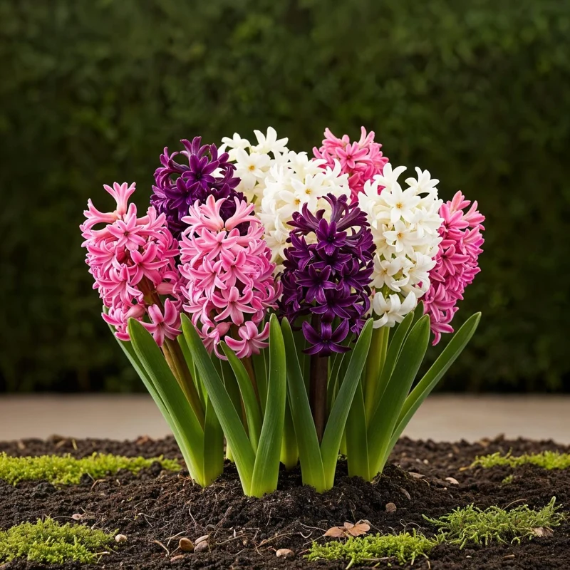 Blumenzwiebeln Hyacinth Pastel Mix | 10 Stück Pastellfarben – Zwiebelgröße 14/15 – XXL Pack