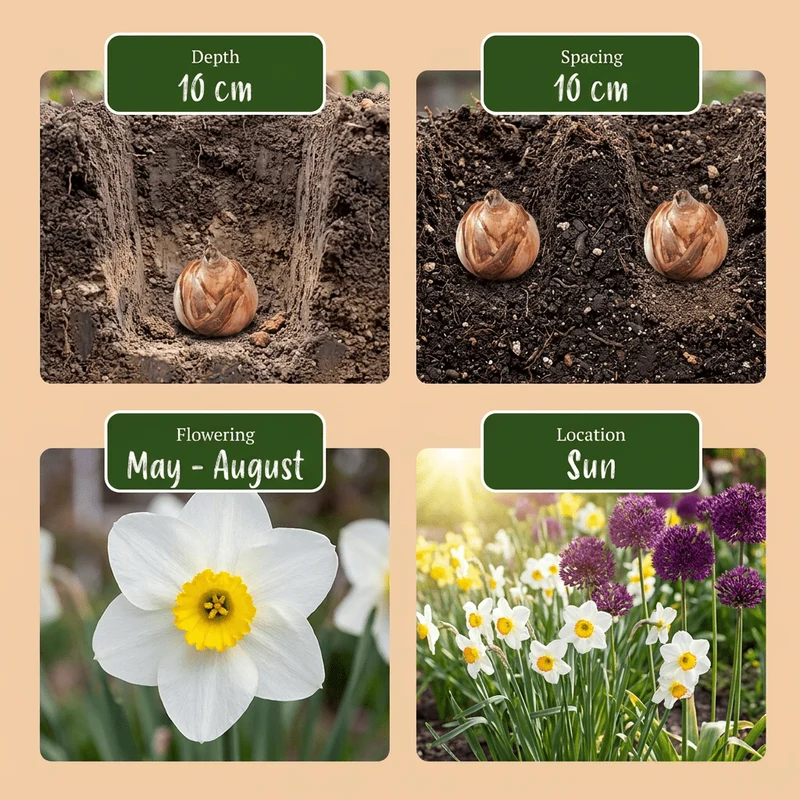 Blumenzwiebel-Mischung Trockengarten – online kaufen | 35 bis 280 Zwiebeln für sonnige, trockene Beete – Wurzelwerk Design