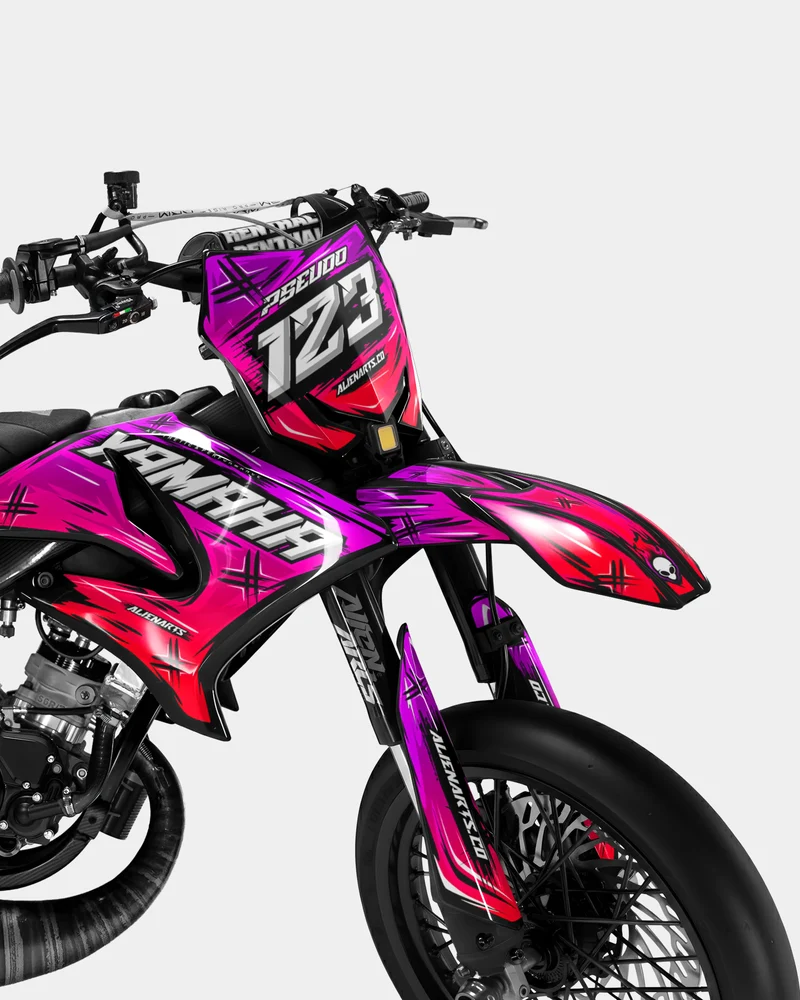 PAVO - Kit deco YAMAHA DT 50cc - Rose