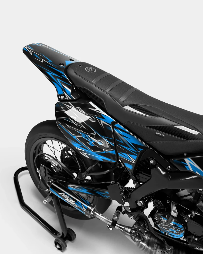 PIQUE - Kit deco YAMAHA DT 50cc - Bleu