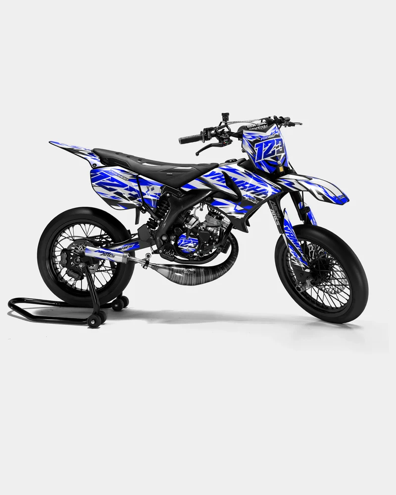VESTA - Kit deco YAMAHA DT 50cc - Bleu foncé