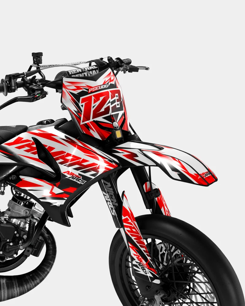 VESTA - Kit deco YAMAHA DT 50cc - Rouge