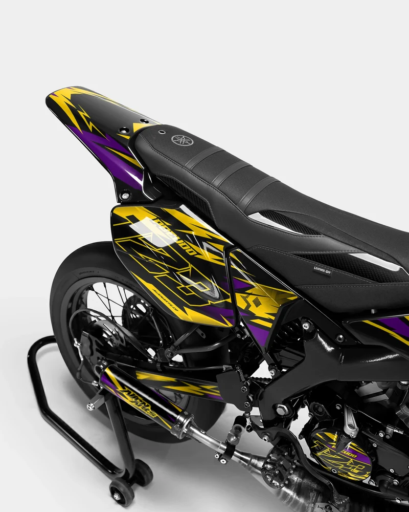 VIREO - Kit deco YAMAHA DT 50cc - Jaune Violet