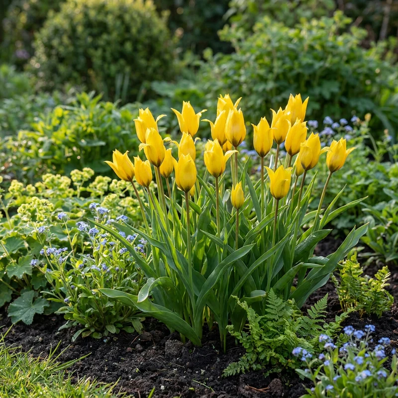 Weinbergstulpe – Tulipa sylvestris online kaufen | 20 bis 160 Blumenzwiebeln, gelb, duftend & verwildernd – Wurzelwerk Design