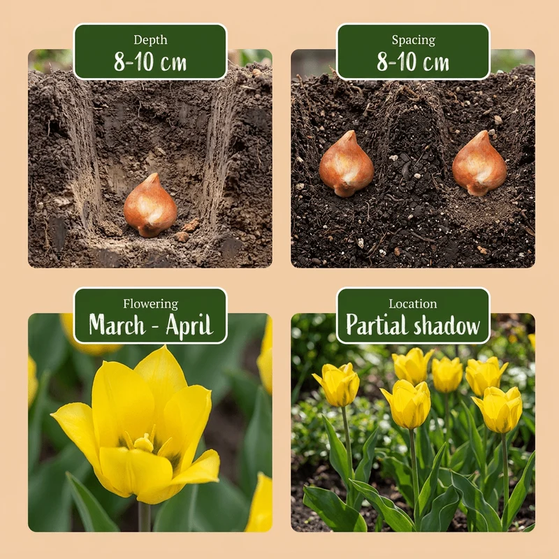 Weinbergstulpe – Tulipa sylvestris online kaufen | 20 bis 160 Blumenzwiebeln, gelb, duftend & verwildernd – Wurzelwerk Design