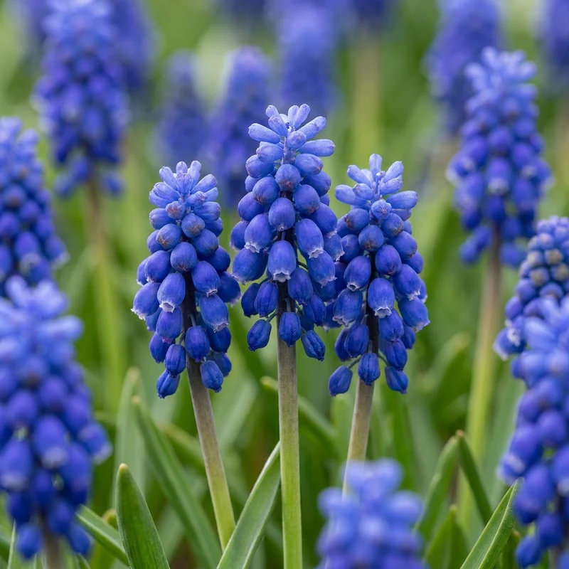 Armenische Traubenhyazinthe – Muscari armeniacum online kaufen | 100 bis 800 Blumenzwiebeln, Blau & Verwildernd – Wurzelwerk Design