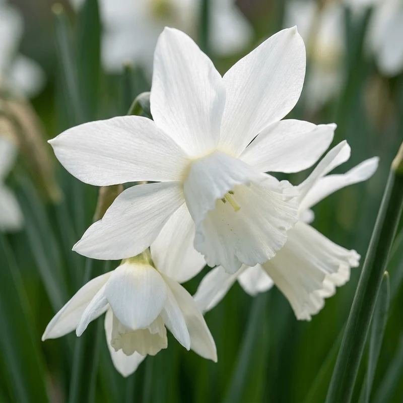 Botanische Narzissen Weiß – Narcissus online kaufen | 30 bis 240 Blumenzwiebeln, zierlich & verwildernd – Wurzelwerk Design