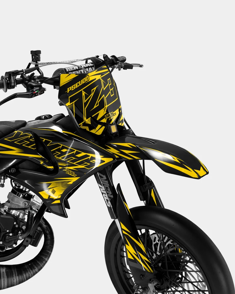 VIREO - Kit deco YAMAHA DT 50cc - Jaune foncé