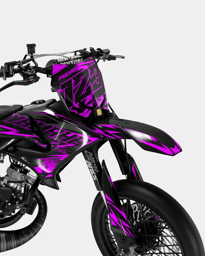 VIREO - Kit deco YAMAHA DT 50cc - Rose