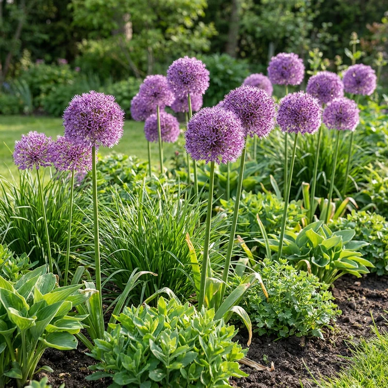 Riesen-Zierlauch Gladiator – Allium online kaufen | 8 bis 64 Blumenzwiebeln, Violett & Bienenmagnet – Wurzelwerk Design