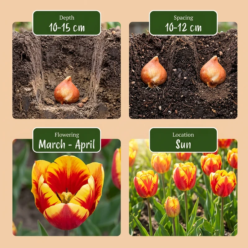 Triumph-Tulpen Mischung – Tulipa online kaufen | 30 bis 280 Blumenzwiebeln, bunt & standfest – Wurzelwerk Design